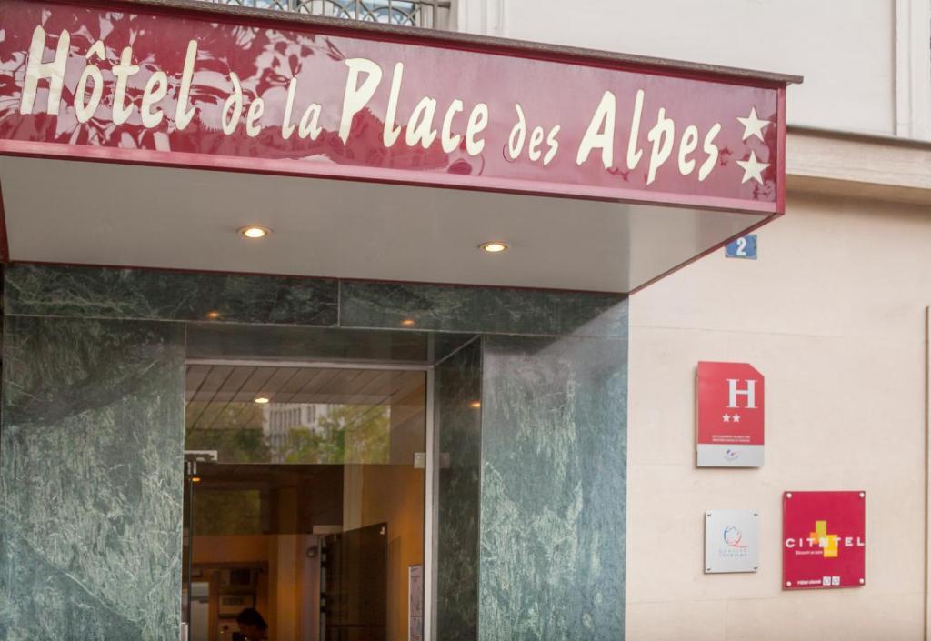 Hotel De La Place Des Alpes Paris Eksteriør bilde